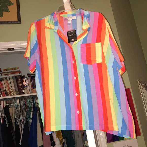 Forever 21 Tops - Rainbow Pride Shirt